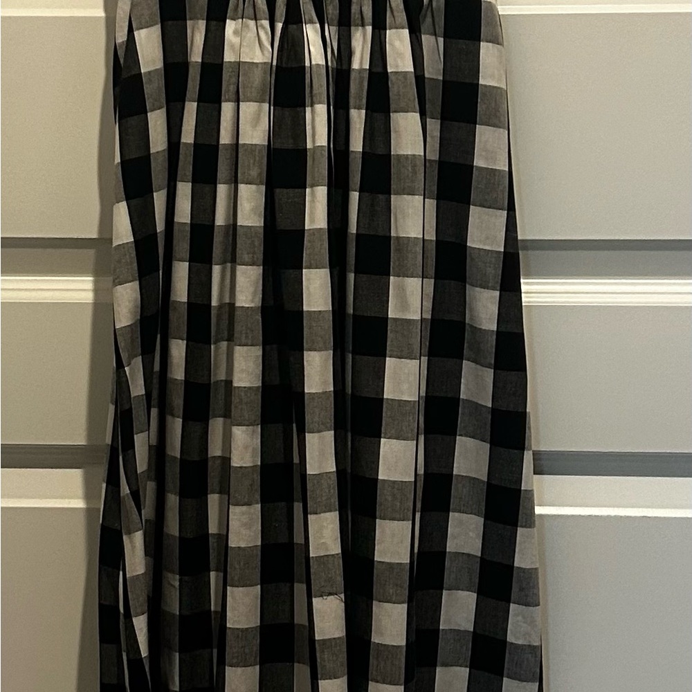 Tuckernuck Black and White Checkered Women's Skirt